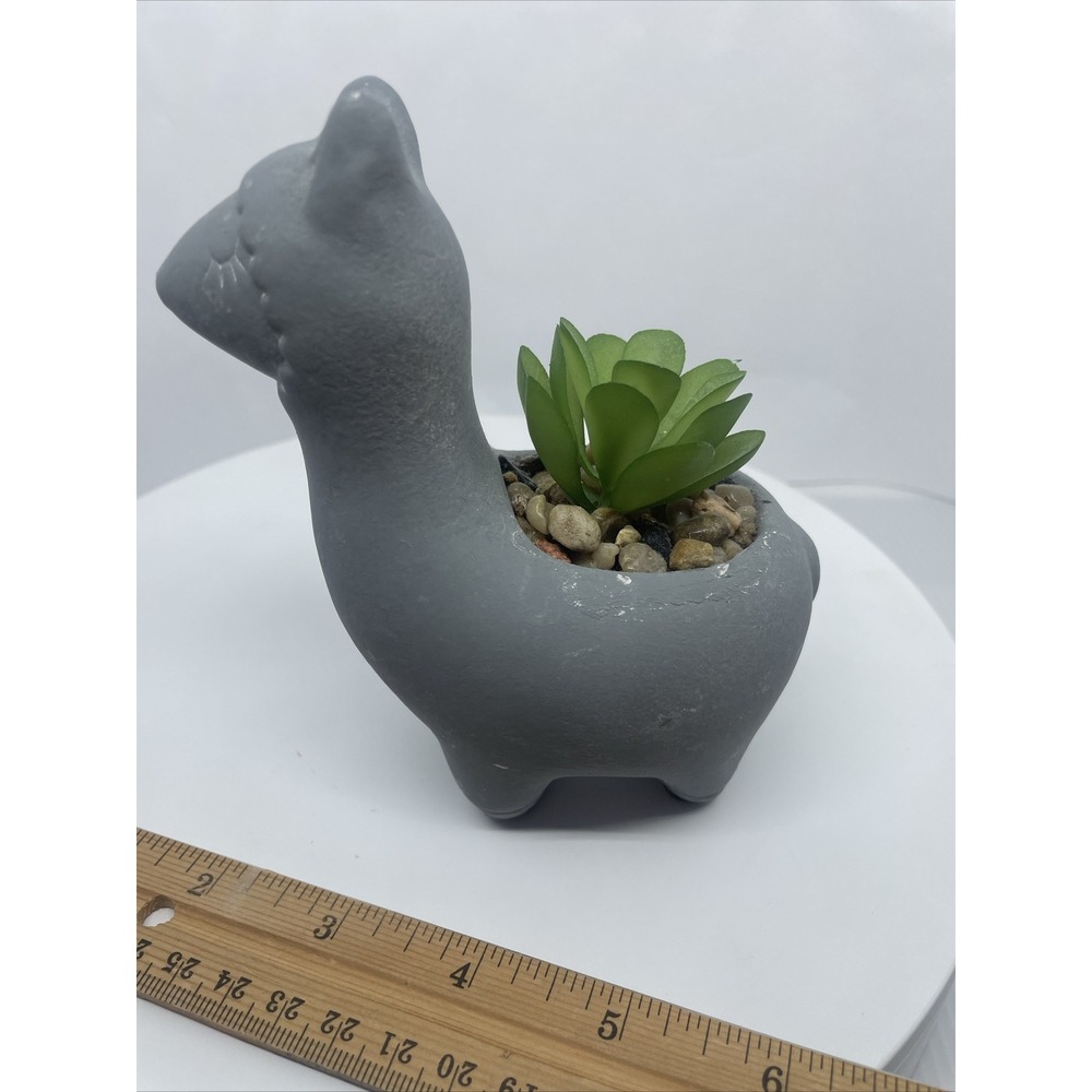 Llama Shape cute bonsai planter suitable for home garden office desktop decor - Picture 14 of 14